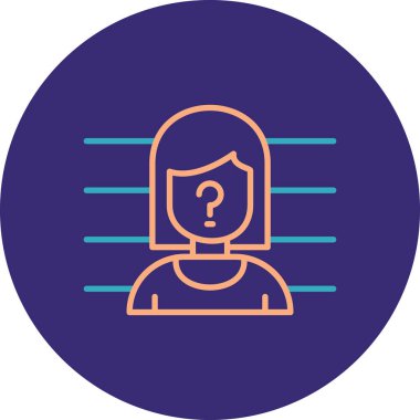 Bir kadının vektör illüstrasyonu