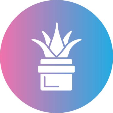 Bitki simgesinin vektör illüstrasyonu