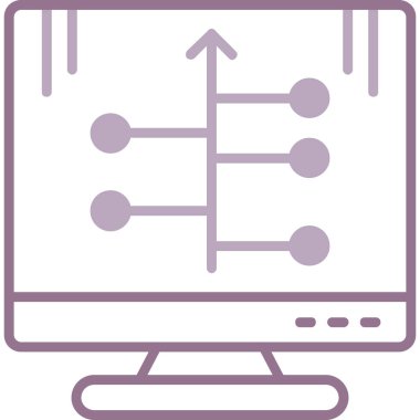 ağ web simgesi, basit vektör illüstrasyonu