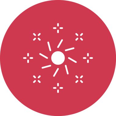 Güneş simgesinin vektör illüstrasyonu