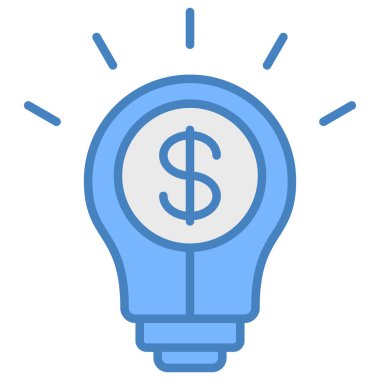 ampul simgesi vektör illüstrasyonu