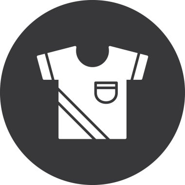 shirt vektör çizgisi simgesi