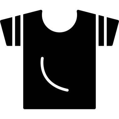 shirt simgesi vektör illüstrasyonu