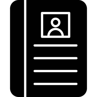 Kitap. Web simgesi basit illüstrasyon