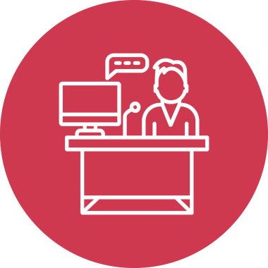 İş adamının vektör illüstrasyonu