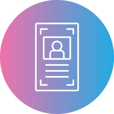 Belge simgesinin vektör illüstrasyonu