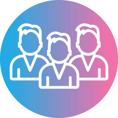 İnsan simgesinin vektör illüstrasyonu