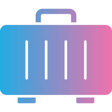 bagaj modern simge vektör illüstrasyonu