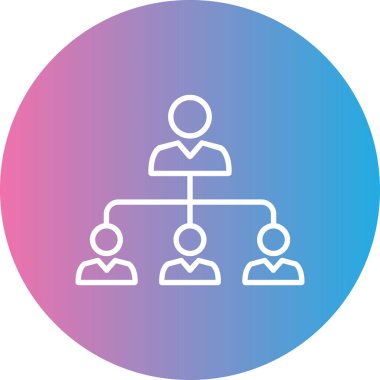 İş insanları simgesinin vektör illüstrasyonu