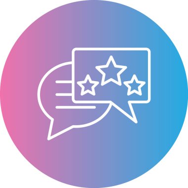 Bir yıldız simgesinin vektör illüstrasyonu