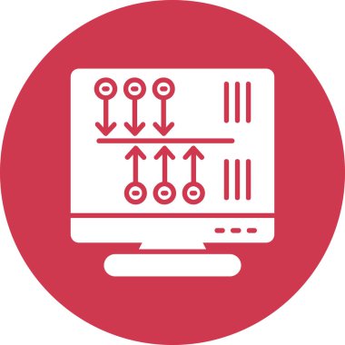 Seo simgesinin vektör illüstrasyonu