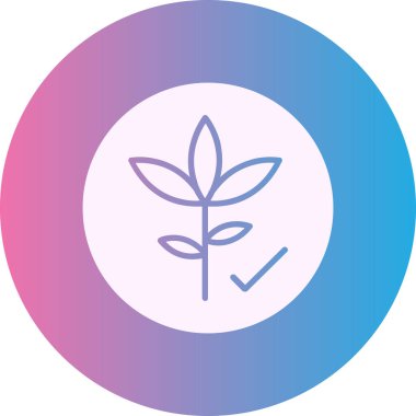 Yaprak ikonu vektör illüstrasyonu