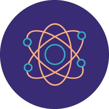 Moda tarzında izole edilmiş bilim simgesi