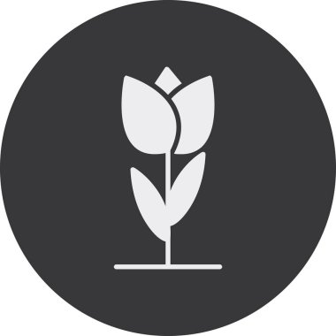 bitki simgesi vektör illüstrasyonu