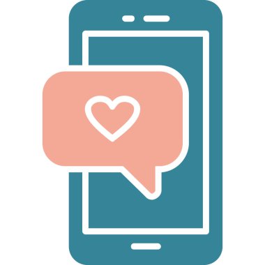 aşk cep telefonu simgesi, özet biçimi