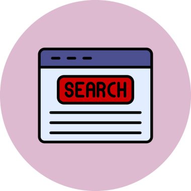 vektör web arama simgesi