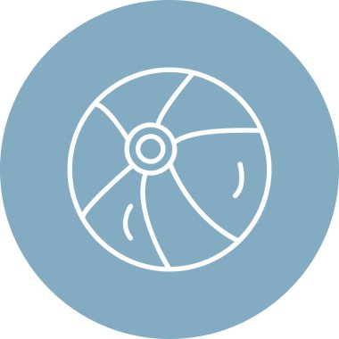 fan simgesi vektör illüstrasyonu