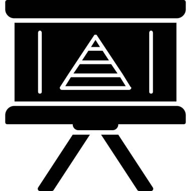 çadır kamp ikonu ana hatlarıyla