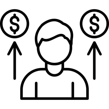 Hesap temsilcisi simgesi ana hat biçiminde