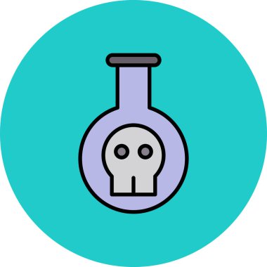 Kurukafa simgesi vektör illüstrasyonu