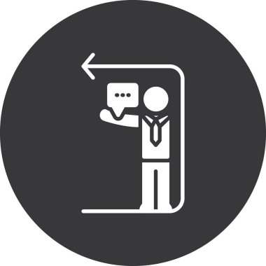 iş simgesi vektör illüstrasyonu