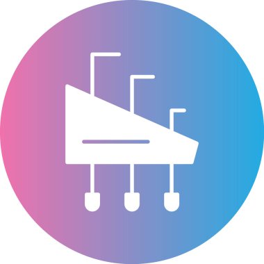 Alışveriş arabası ikon vektör illüstrasyonu