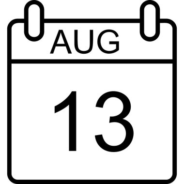 Takvim simgesi tasarımı, vektör illüstrasyonu