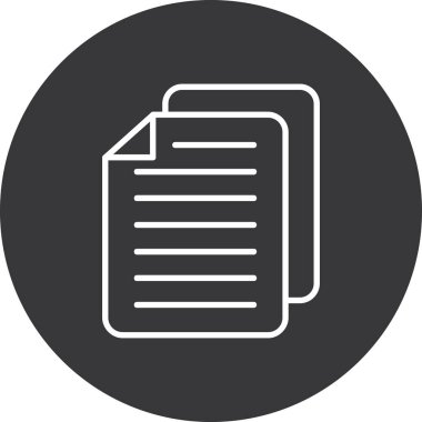 dosya vektör simgesi modern resimleme