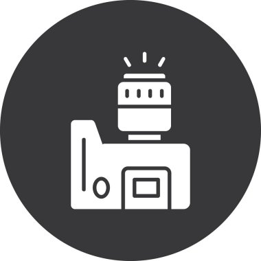 Yazıcı simgesi vektör illüstrasyonu