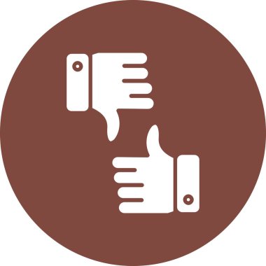 Bir el sıkışmanın vektör illüstrasyonu