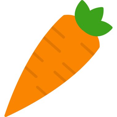 Taze havuç, illüstrasyon, beyaz arkaplanda vektör.