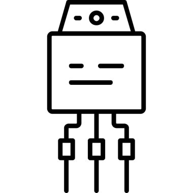 Robot simgesi, anahat stili