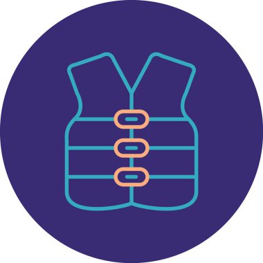 Sırt çantası simge vektör çizim