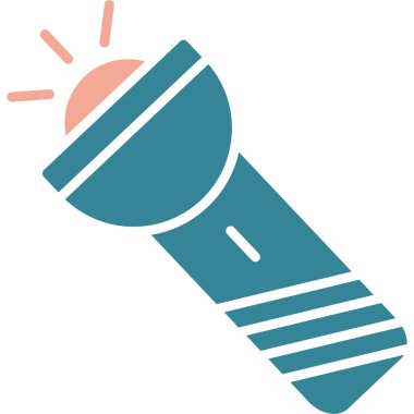 el feneri. Web simgesi basit illüstrasyon