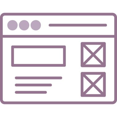 tarayıcı web sayfası vektör çizim