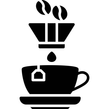 vektör kahve bardağı simgesi