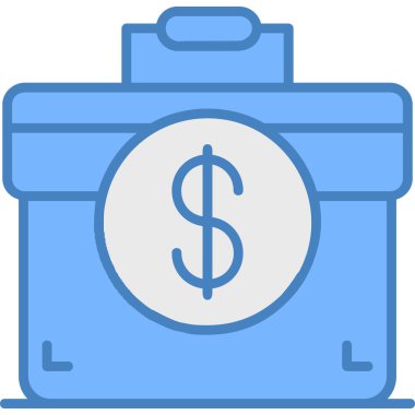 Para çantası. Basit resimleme