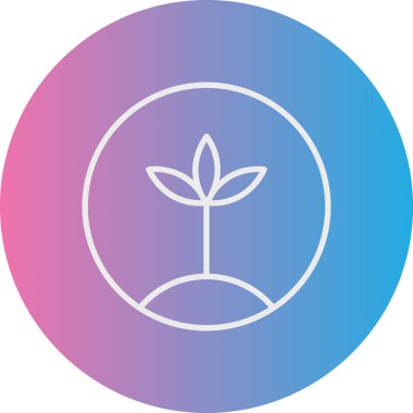 Modern b 'nin vektör illüstrasyonu bitkinin ikonundan yoksun