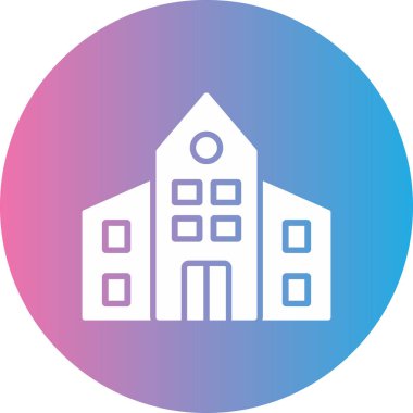 Bina vektör simge işareti simge vektör çizim kişisel ve ticari kullanım için..