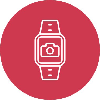 izle simge vektör illüstrasyonu