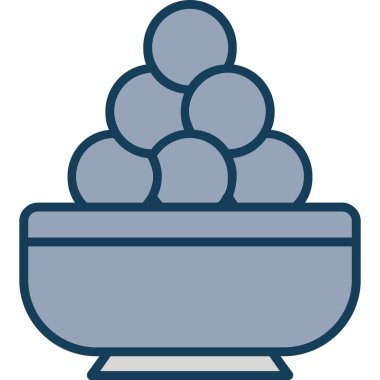 Kase ikonu. vektör illüstrasyonu