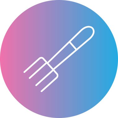 Boya fırçası simgesinin vektör illüstrasyonu