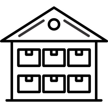 Okul binası simgesi, özet biçimi