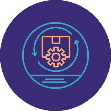 Dişli web simgesi, vektör çizim