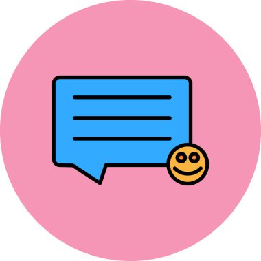 Mesaj var. Web simgesi vektör illüstrasyonu