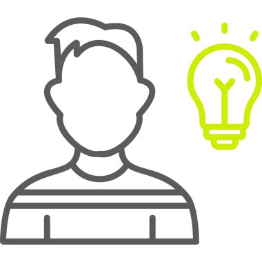 İş simgesinin vektör illüstrasyonu