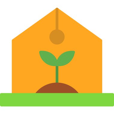 bitki simgesi vektör illüstrasyonu