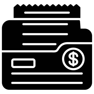 fatura nakit para simgesi