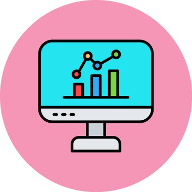 bilgisayar simgesi, vektör illüstrasyonu