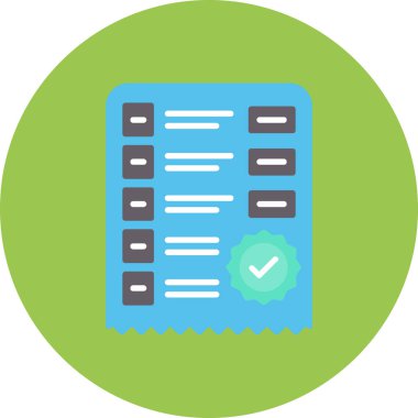 dosya biçimi simgesi, vektör illüstrasyonu